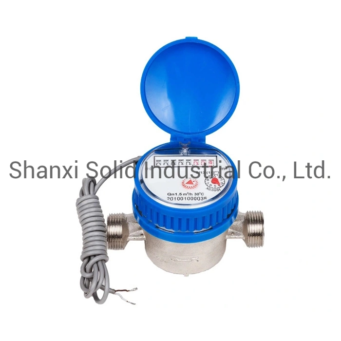 Class B Brass Single Jet Impulse Water Meter with Pulse Output