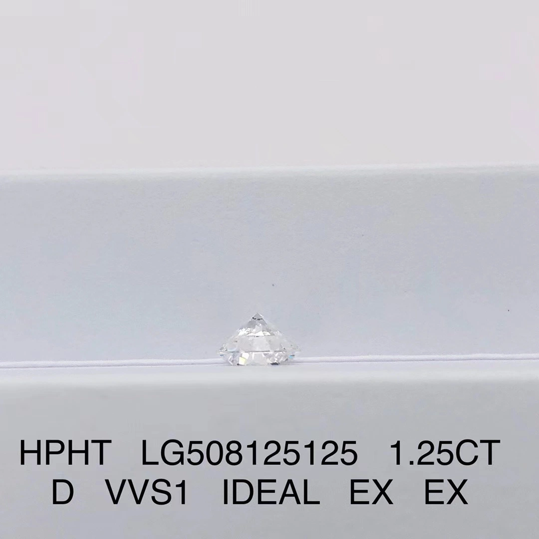 Messi Mayorista/Proveedor Joyas de 1,25CT D Vvs1 Laboratorio de diamante sintético redondo crecido