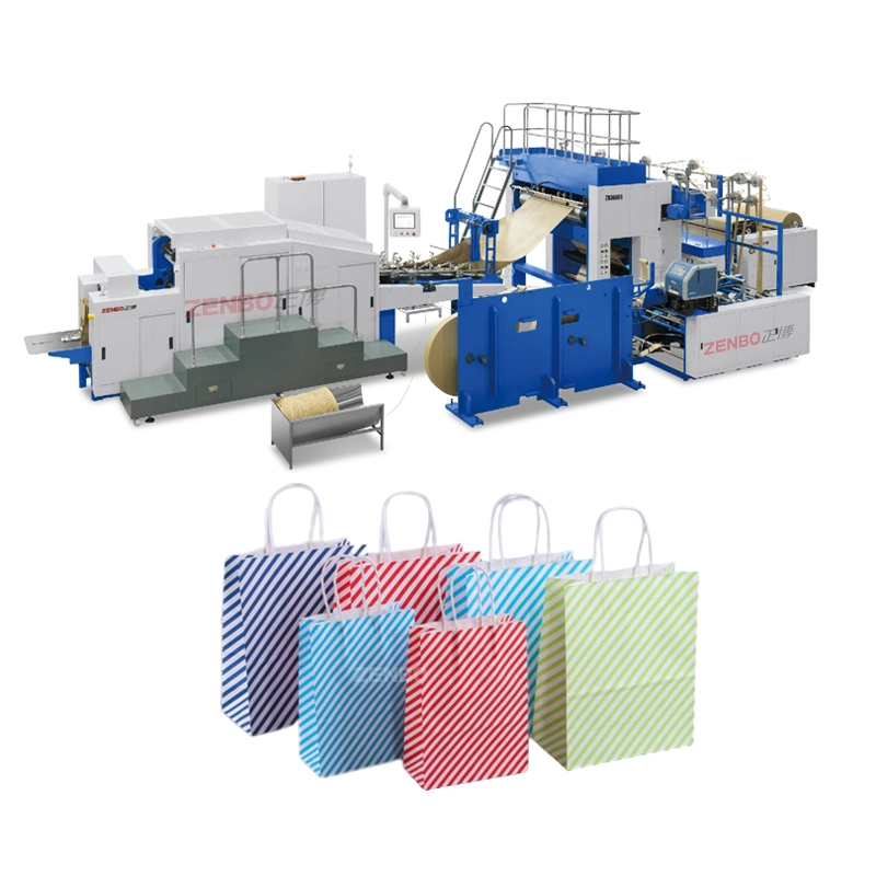 Paper Bag Making Machine with Rope Handles