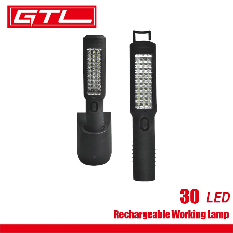 30 LED Torch Camping Light, Hands-Free Garage Work Light Flashlight for Auto, Garage, Emergencies, Workshop with Adjusting Stand, Hanging Hook and Magnet Base