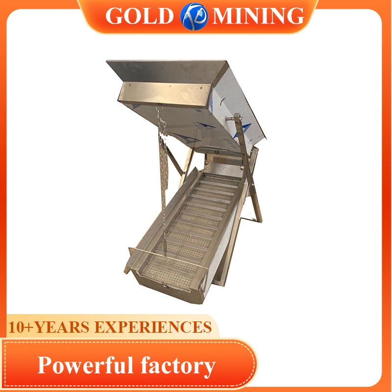 Portable Gold Diamond Mining Machine Wind Blower Gravity Separator Mini Sluice Box