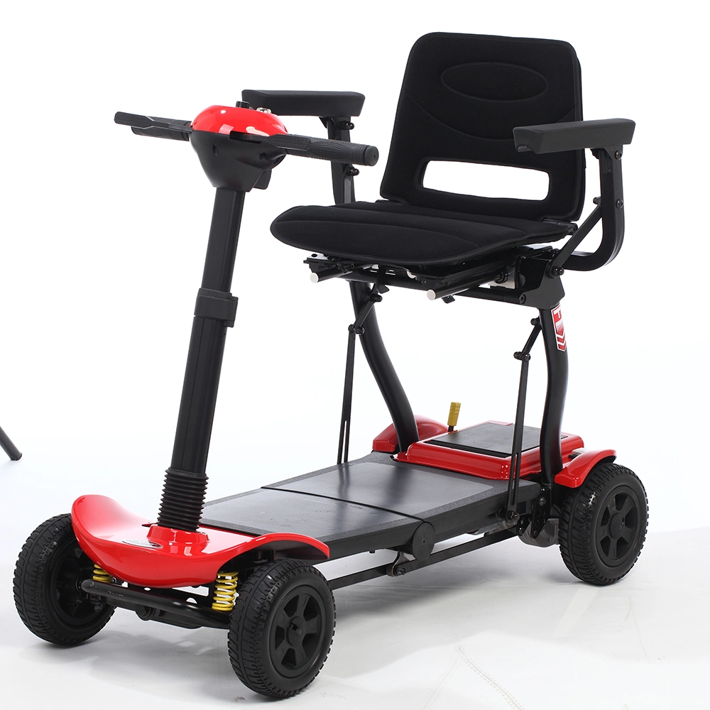 Elderly Lithium Battery Vehicle 4-Wheel Electric Mobility Scooter with Aluminum Alloy Frame