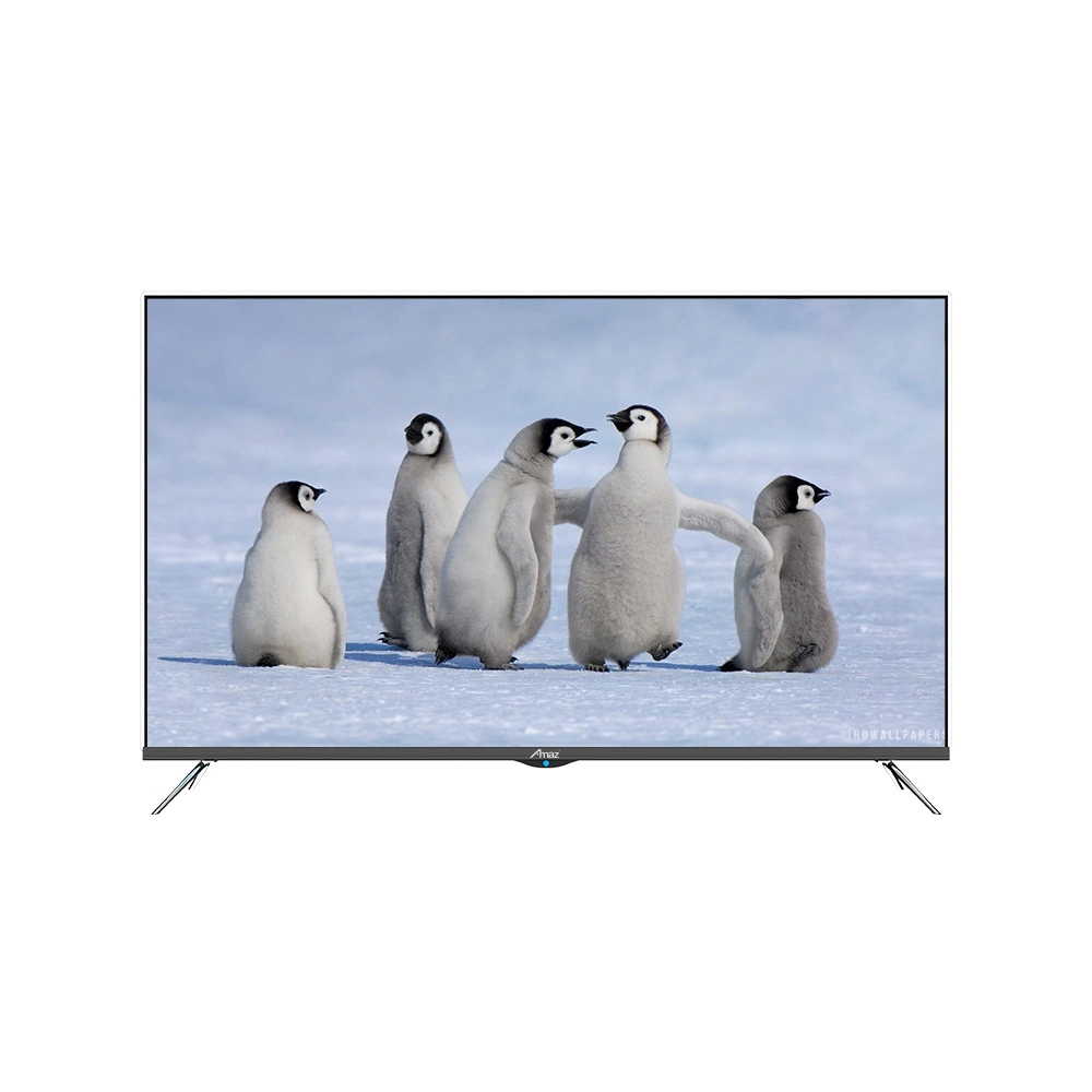 2023 Vente chaude TV LED 55" 4K Android Smart TV télévision WiFi 80 75 70 65 60 55 50 pouces écran Qled