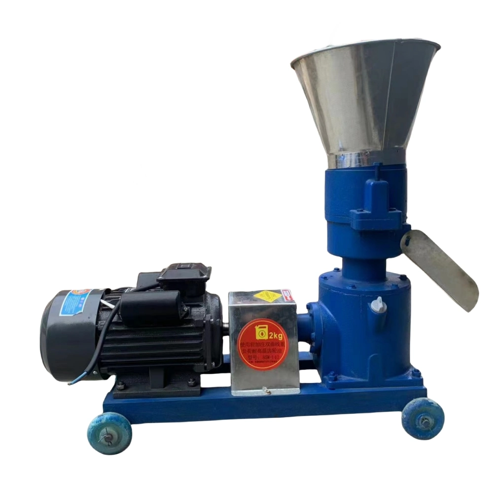 Mini Small Wood Poultry Chicken Fish Pig Goat Cattle Cat Animal Pellet Manufacturing Pelletizing Machine Feed Processing Machine