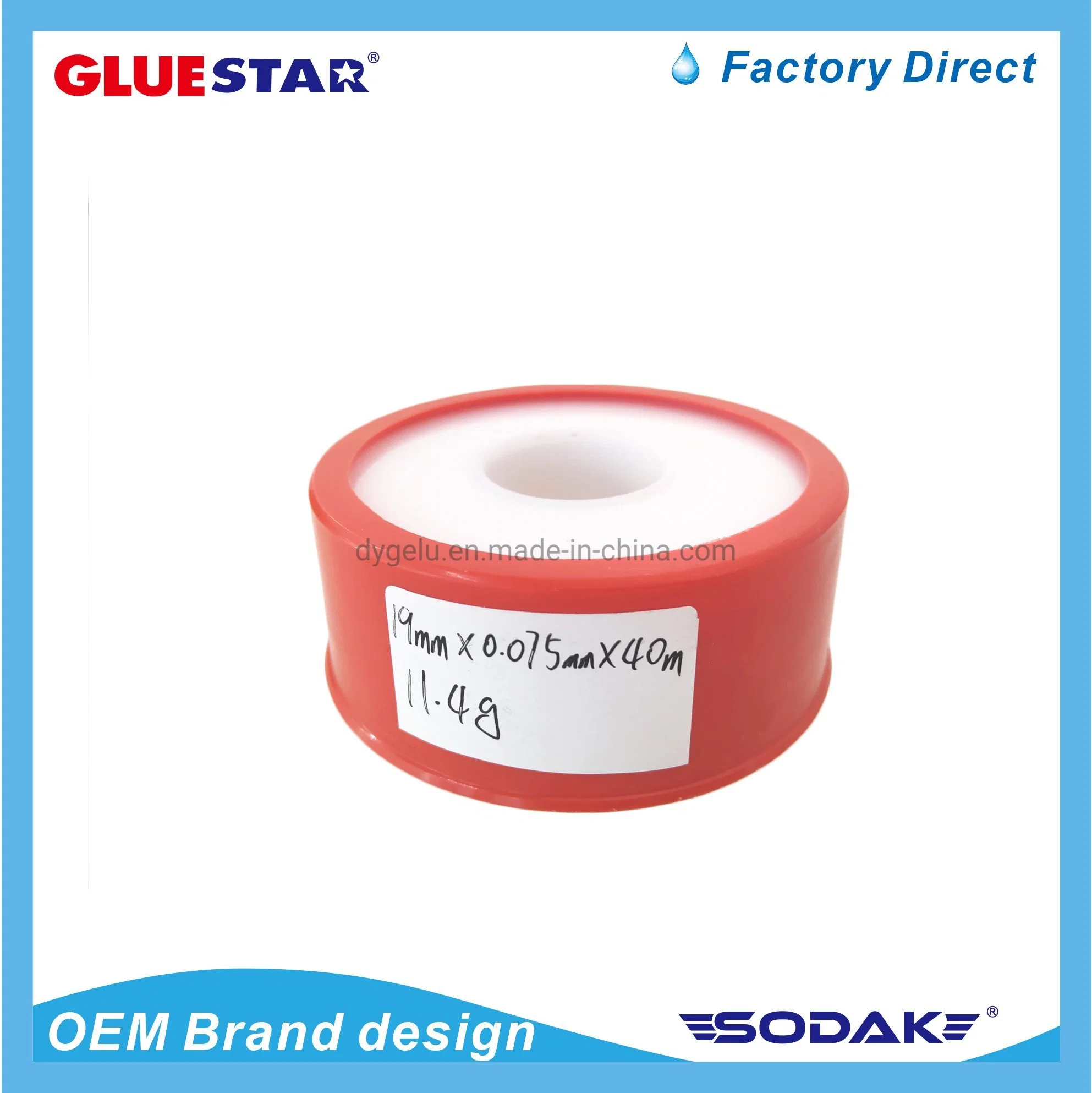 19mm Width PTFE Thread Seal Tape for Pipe Sealing