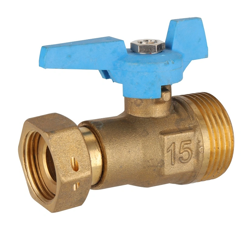 China Manufacturer Hot Sale Dn15 Elbow Brass Welding Ball Valve Male