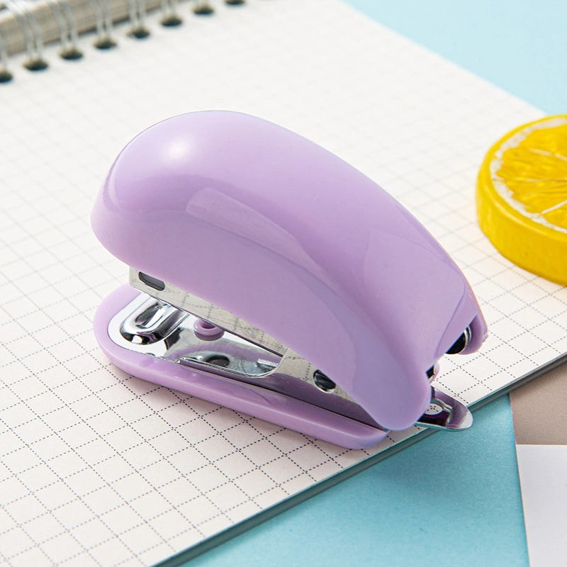 Macaron Color Mini Stappler fournitures de bureau papeterie