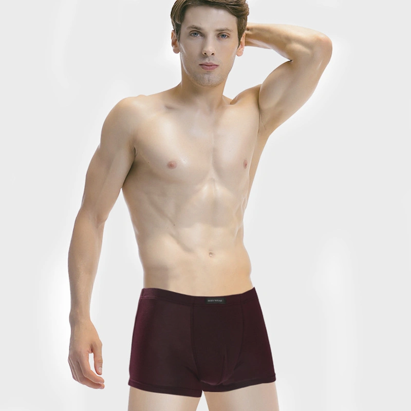 New Solid Color Men's Modal Breathable Soft Casual Underwear