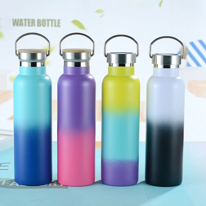 Narrow Mouth 304 Stainless Steel Water Bottle Travel Portable Water Bottle