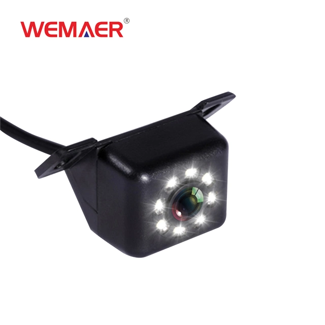 OEM Wemaer 8 IR LED Visão Noturna Carro Câmera para visão traseira 170 Graus Ângulo panorâmico HD a cores à prova de Imagem Backup de estacionamento câmera de ré