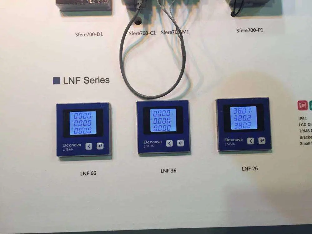 Factory Quality Lnf32 3 Phase RS485 Energy LCD Digital Display AC Single Phase Current Ampere Meter