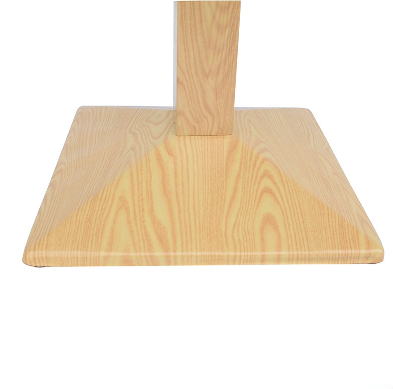 Iron Dining Table Rubber Wood Table Base for Restaurant