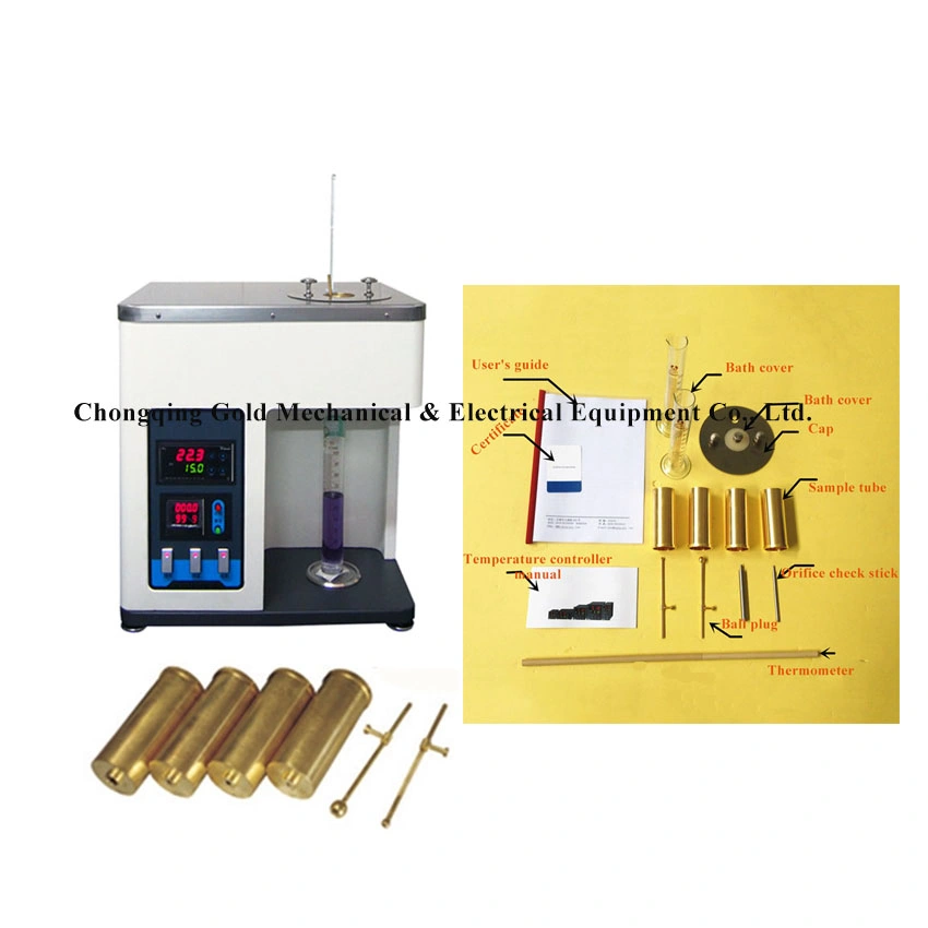 Convenient Timing Standard Bitumen Viscosity Tester Digital Viscometer of Laboratory Equipment