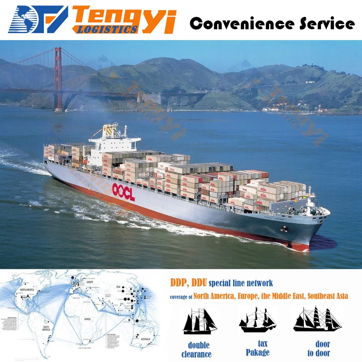 Tiptop Shipping Agent in Shenzhen Sea Freight DDP Shipping Service From China to Orleans/Nantes France