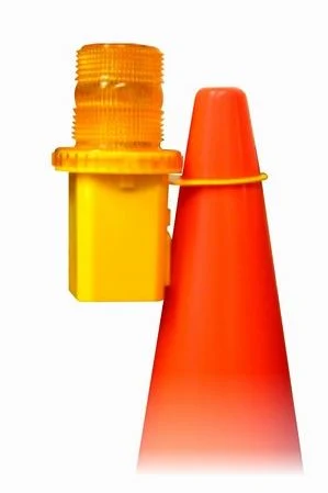 Traffic Cone Mini Amber Warning Light for Road Construction