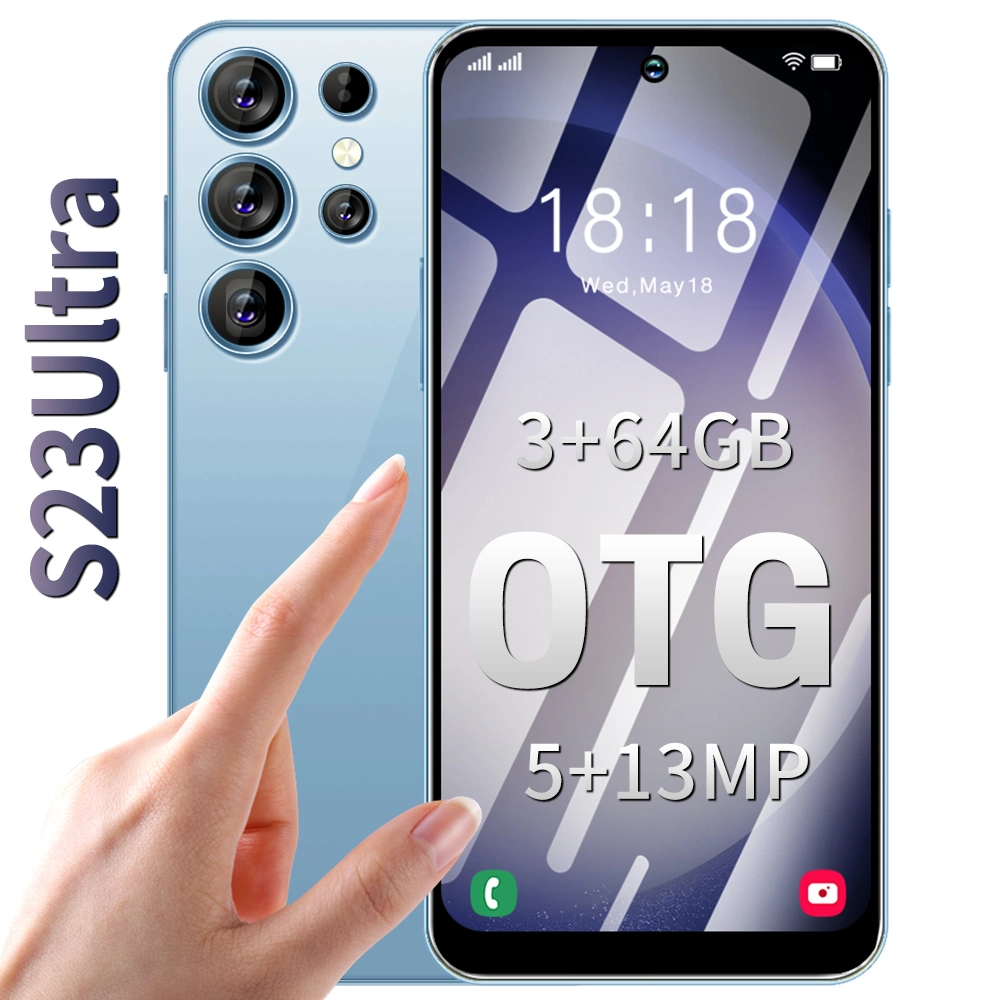 Nouveau téléphone portable intelligent modèle S23ultra, 2 Go + 16 Go ODM/OEM Factory sur 20 ans prêt en stock