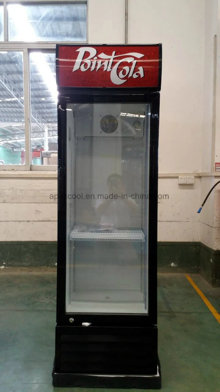 Single Door Display Cooler 380L for Pepsi and Cola