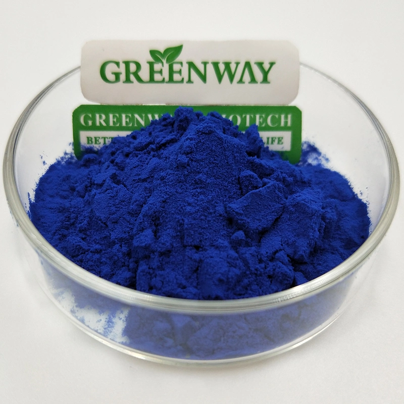 Factory Wholesale Price Ghk-Cu Copper Tripeptide Cosmetic Raw Material Powder Copper Peptide CAS 49557-75-7