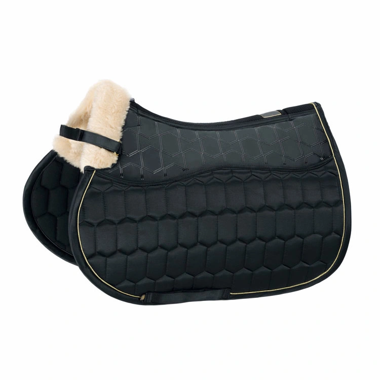 Reiten Sattel Pads mit Bandagen Hochwertiges Satin Pferd Produkte Für Den Pferdesport