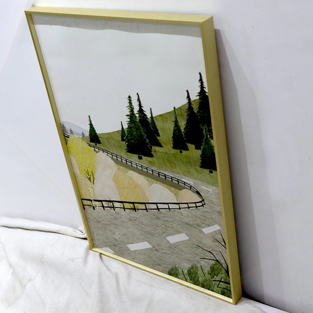 Landscape Painting Art Texture Painting Wooden Frame Can Be Customized