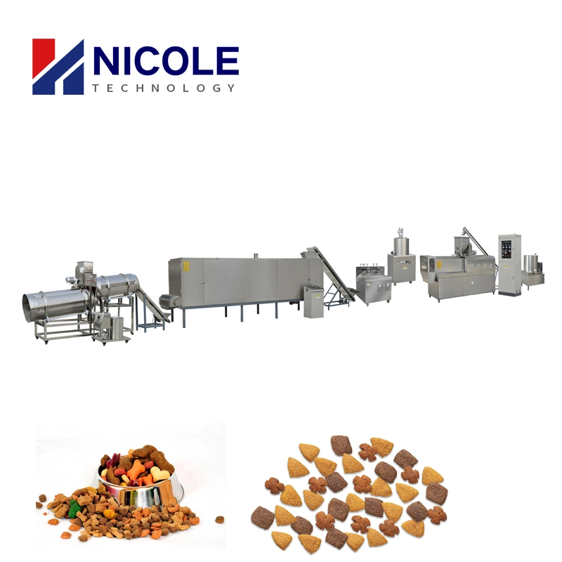 Twin Screw Pet Feed Production Line Animal Food Extruder