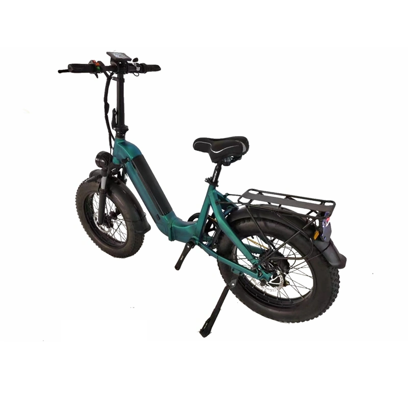 Vélo électrique pliant à pneus gras de 20 pouces, VTT électrique pliable 48V 500W, Vélo gras en alliage d'aluminium pliable, Support de personnalisation.