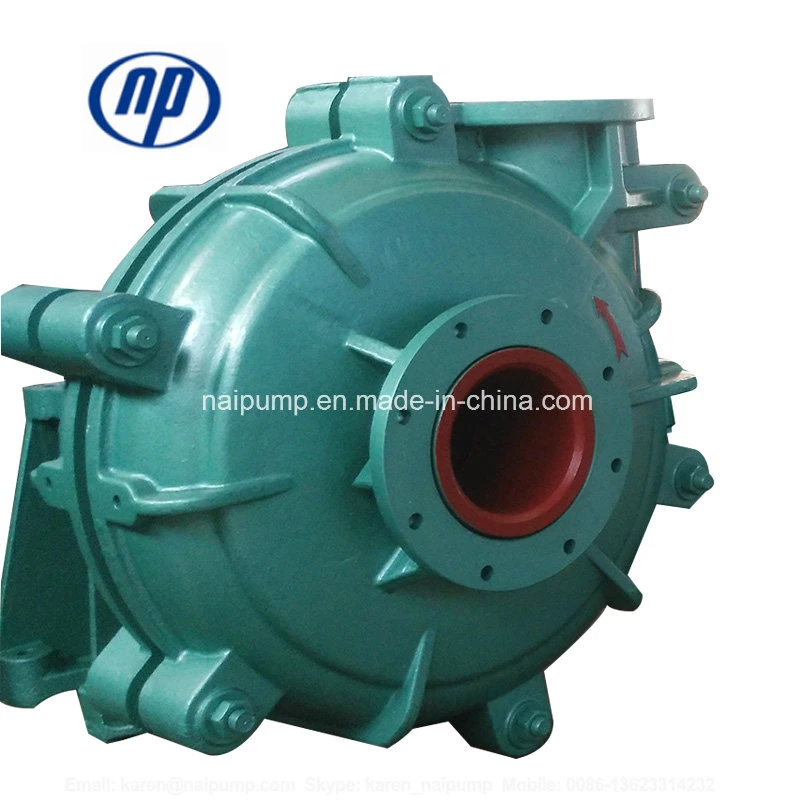 Nah Slurry Pump Horizontal Mine Minerals Chrome Industrial Water Centrifugal Rubber Sand Slurry Pump