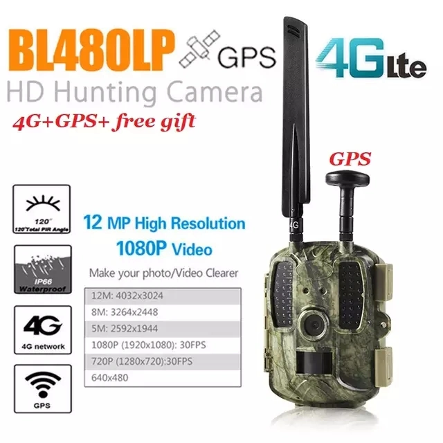 Infrared Hunting Outdoor Waterproof Trail Scouting 4G Hunting Trail Camera