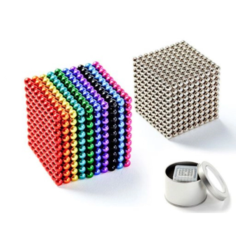 Hot Sell Permanent Neodymium Mini Balls 216/512/1000 Magnetic Cube Balls for Toy