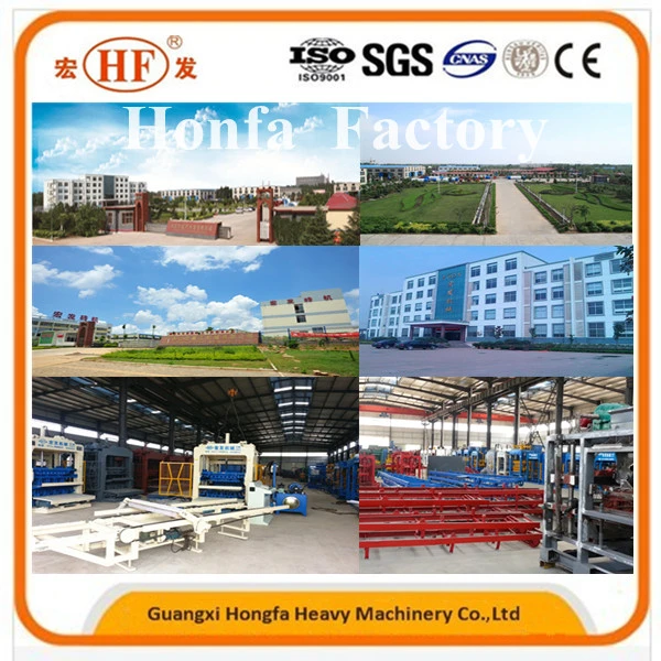 Automatic Hydraulic Concrete Hollow Block Maker Paving Interlock Bricks Making Machine CE ISO