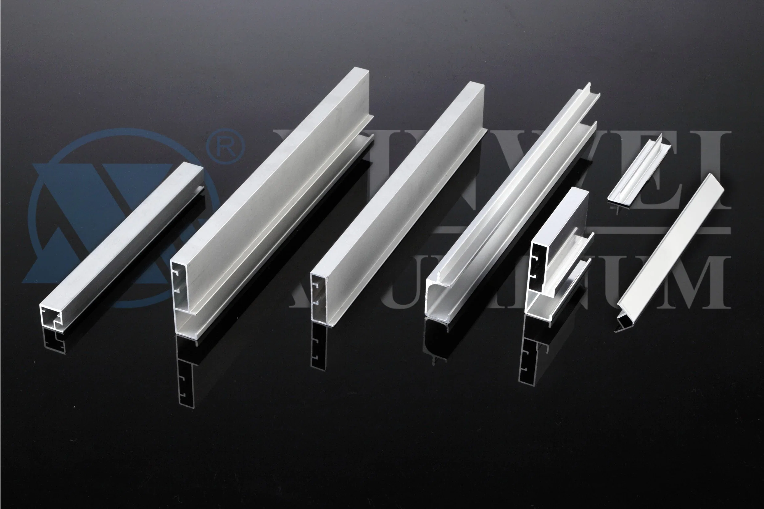 Mechanical Polishing Aluminum Tube Handrail Profile for Furniture