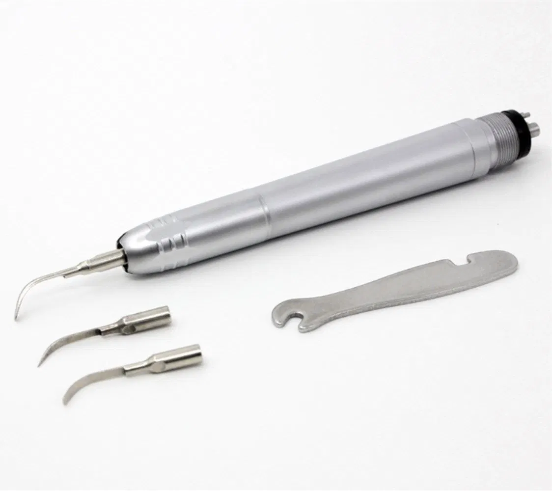 Dental Air Perio Scaler Handpiece 4-Hole + Tips Fit NSK