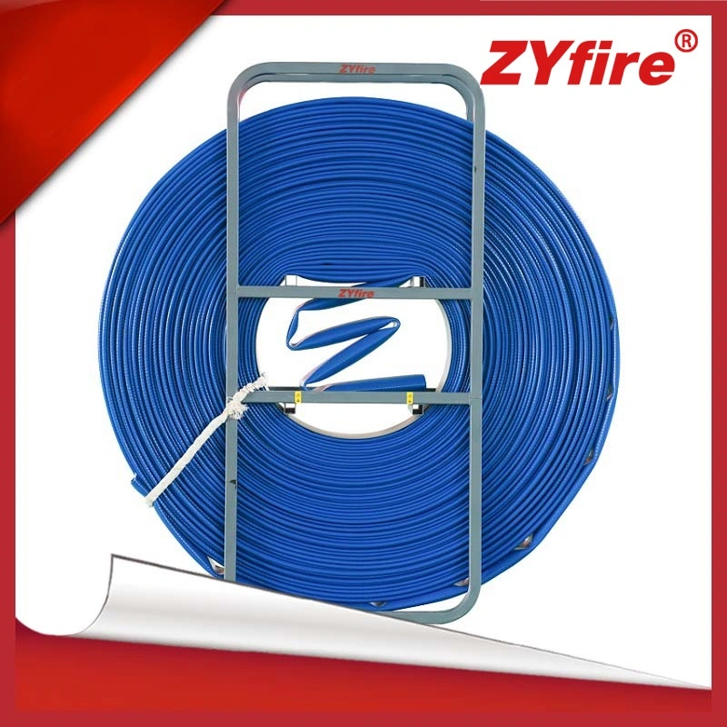 Zyfire 12 Inch Fire Field Agricultural Irrigation System Lay Flat TPU Hose Reel