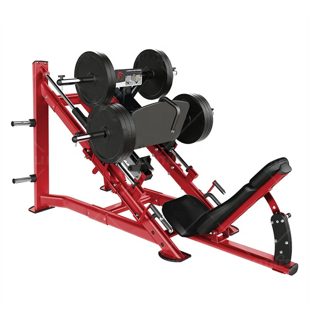 Commercial Gym Body Stretching Plate Loaded Linear Leg Press