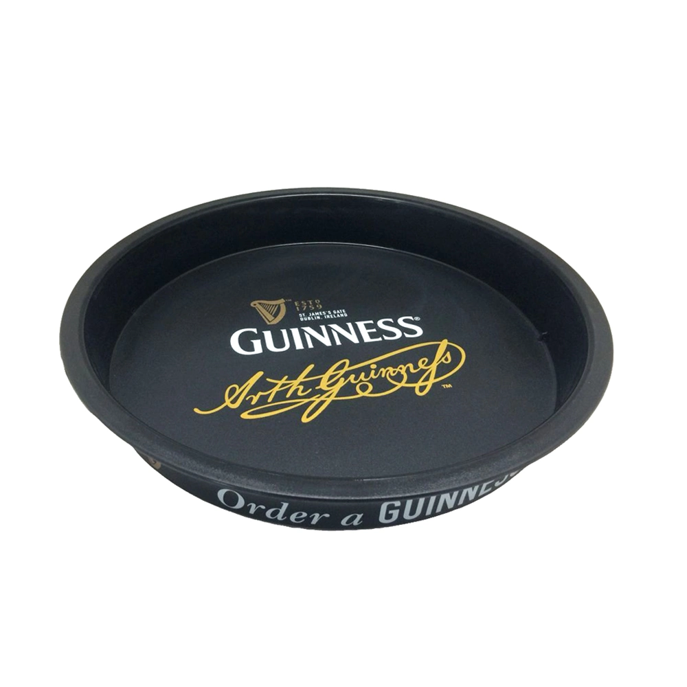 Plastic Square Serving Tray Beer Club Green Tray