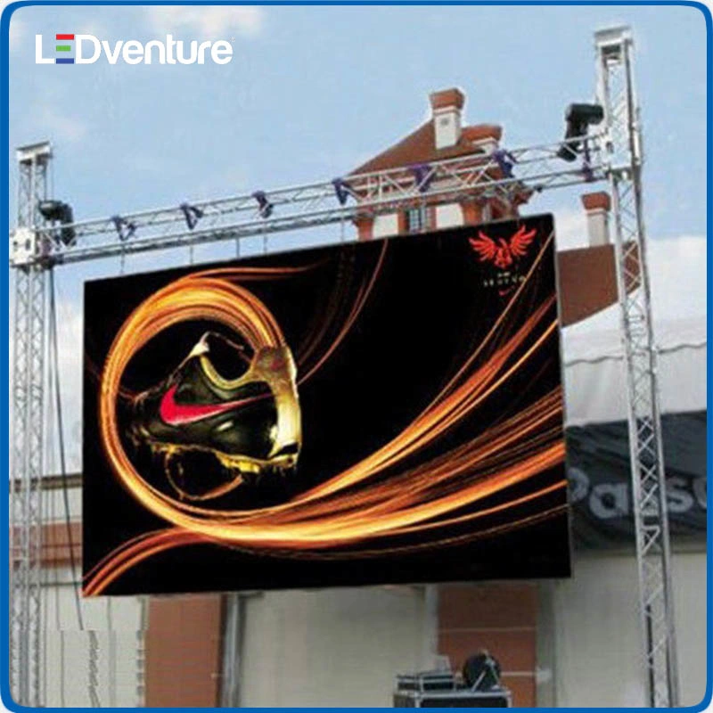 Outdoor P2.6 publicidade em alta Definição Big Screen Display Rental Booth Visor