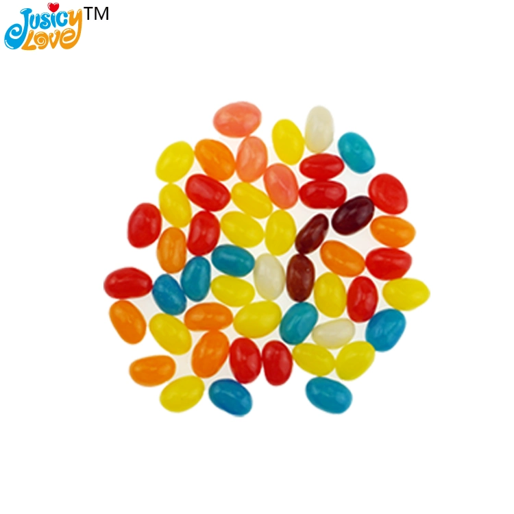 New Product Plastic Cartoon Toy Jelly Bean Candy with Light Toy Candy