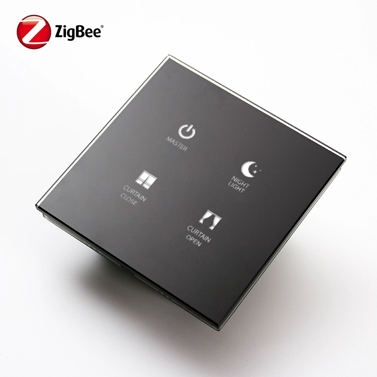 التحكم في التطبيقات الزجاجية من ZigBee التحكم في الزجاج مفتاح اللمس الشبكة الذكية