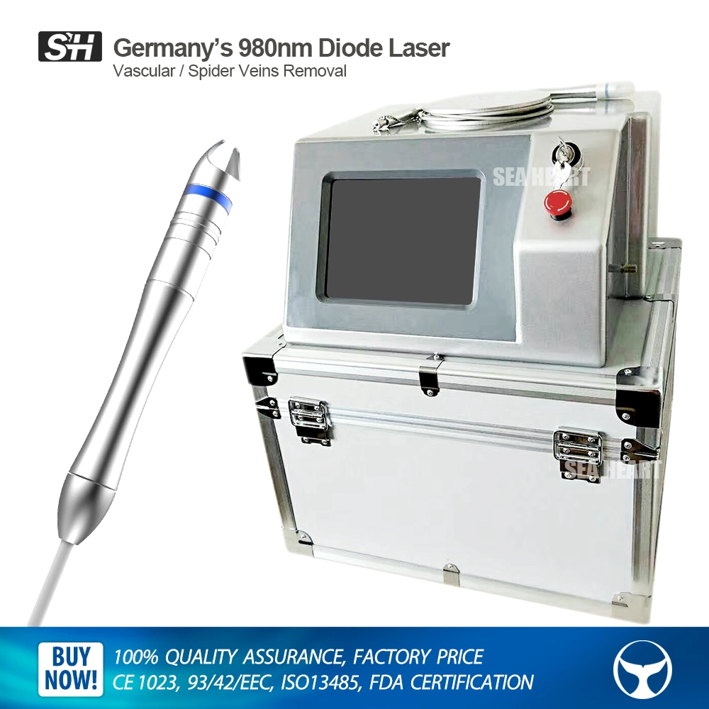 980nm Portable Powerful Diode Laser Vascular Removal Machine