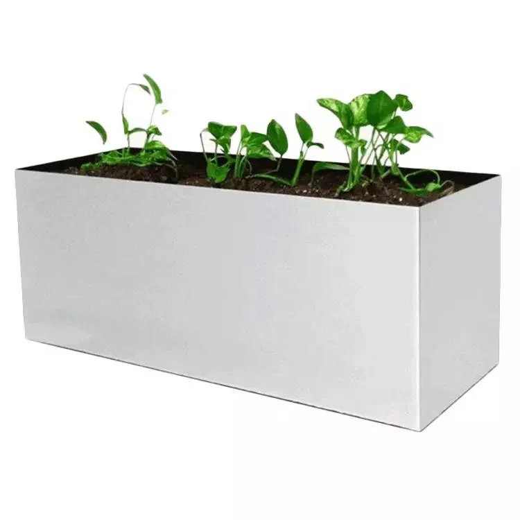 Корпус из нержавеющей стали Flower Pots круглые металлические Flower Pots крытый и открытый Flower Pots