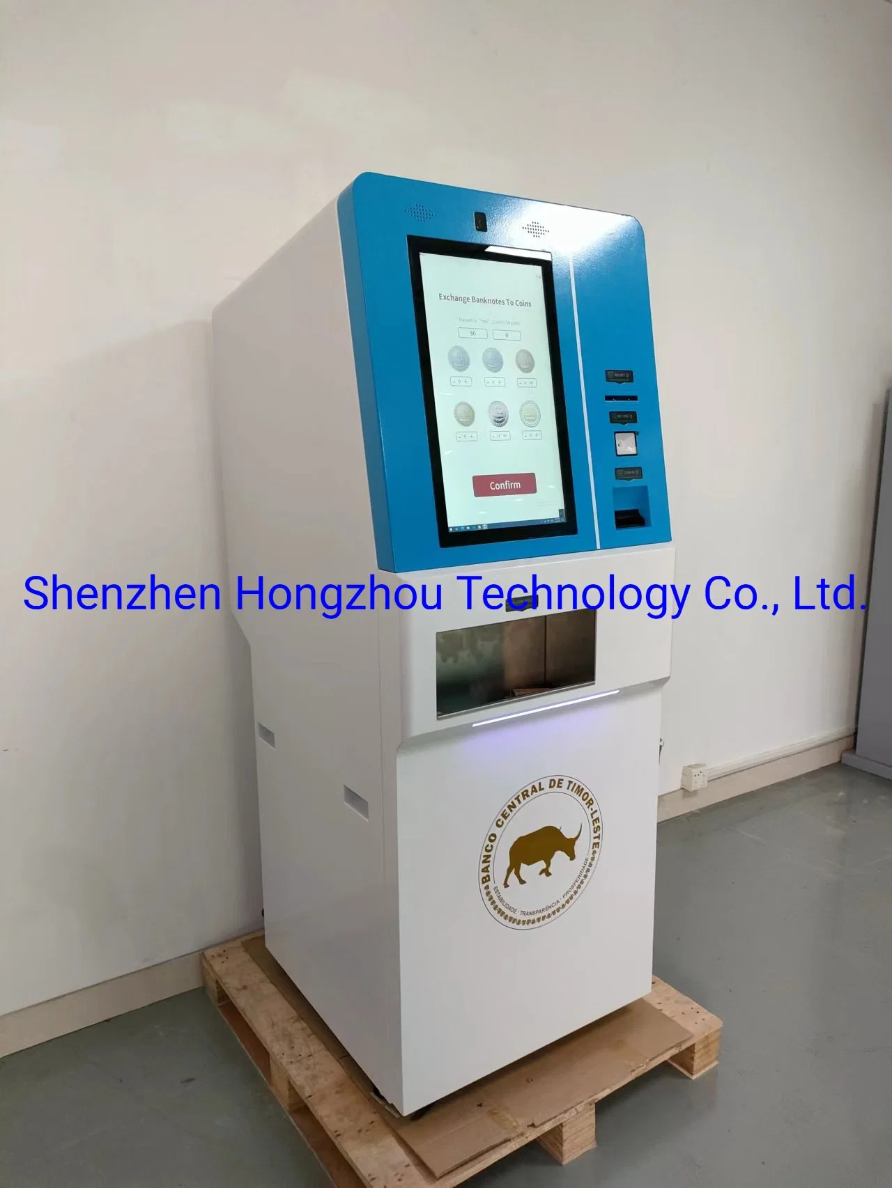 All in One Cash Exchange Terminal Touch Screen Self Service ATM Machine Coin Bill Acceptor Machine Currency Exchange Kiosk