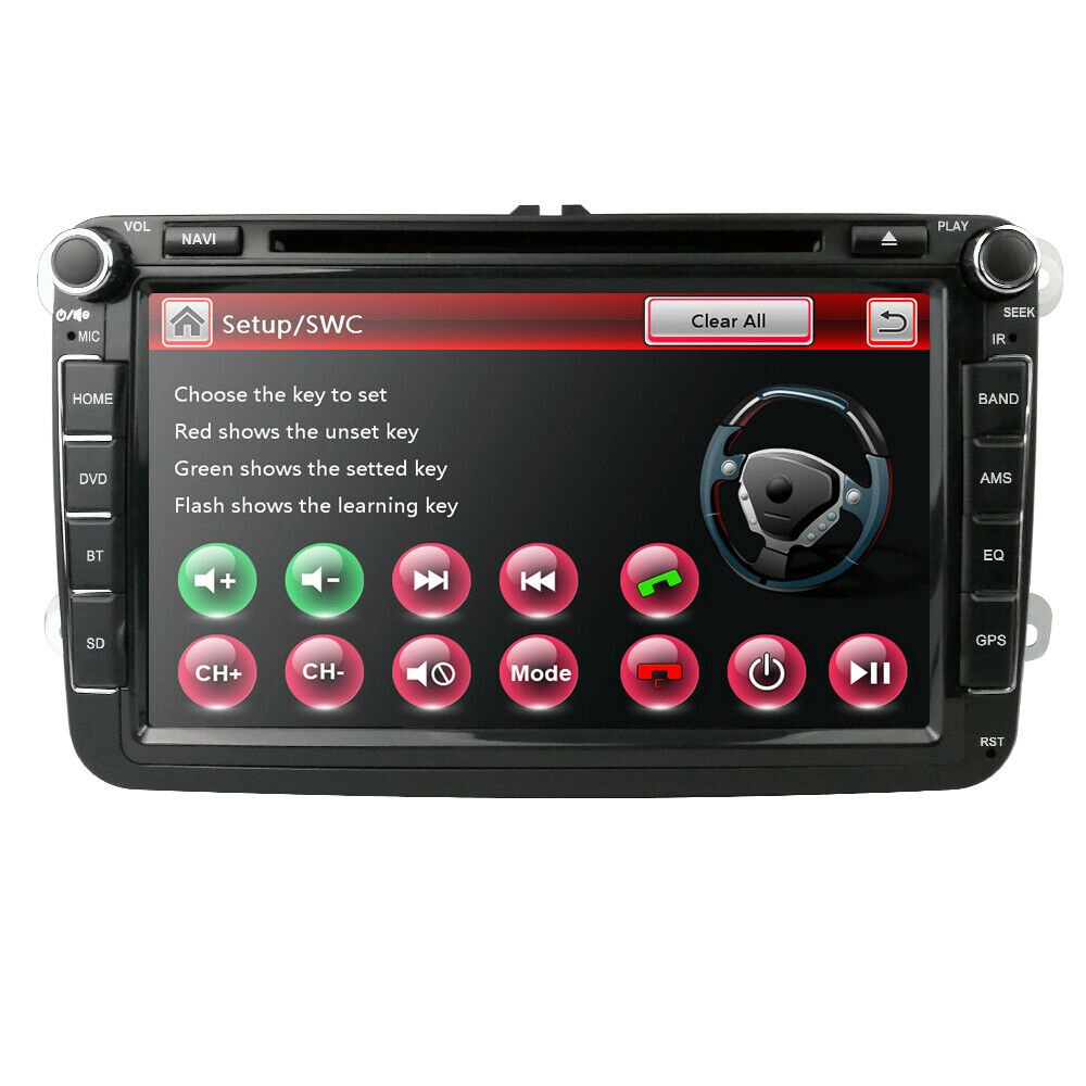 8" Car DVD Player GPS Radio Stereo for VW Jetta Golf Passat EOS Amarok Gti Mk5/6