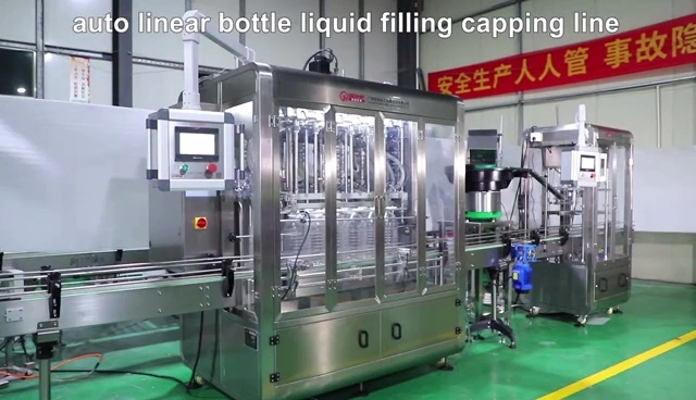 Auto Water Bottle Labeling Sealing Filling Line with Cylinder