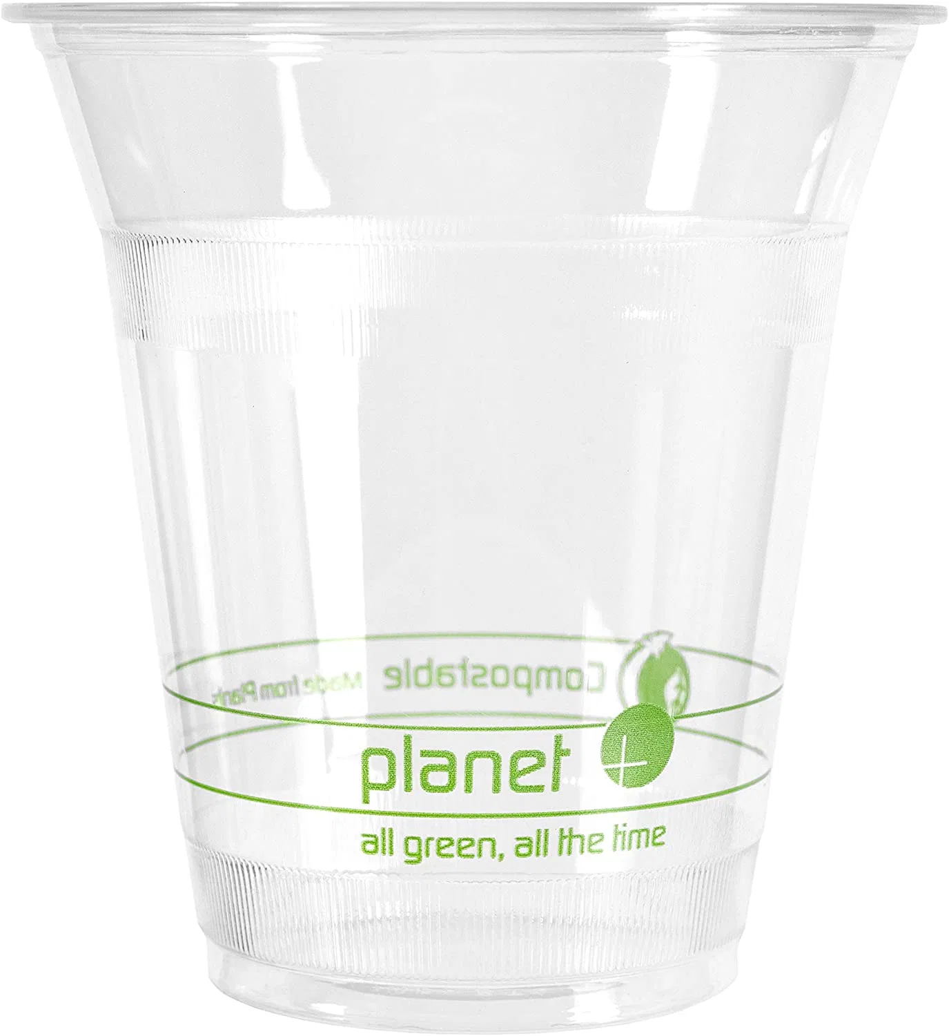 8oz/12oz/16oz/22oz Copos transparentes de PLA biodegradáveis e compostáveis ​​Copos ecológicos para bebidas frias Copo descartável En13432/ASTM-D6400