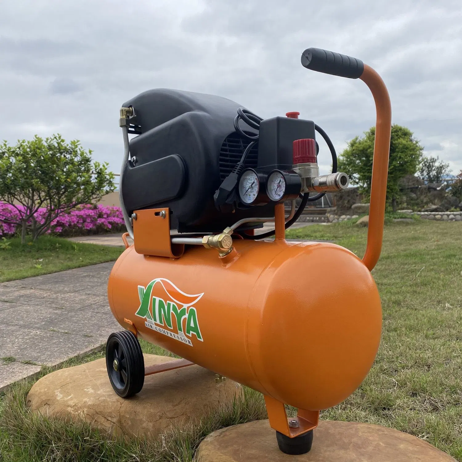 Xinya FL Fini 47mm Single Piston Air Compressor with Alu or Copper Motor