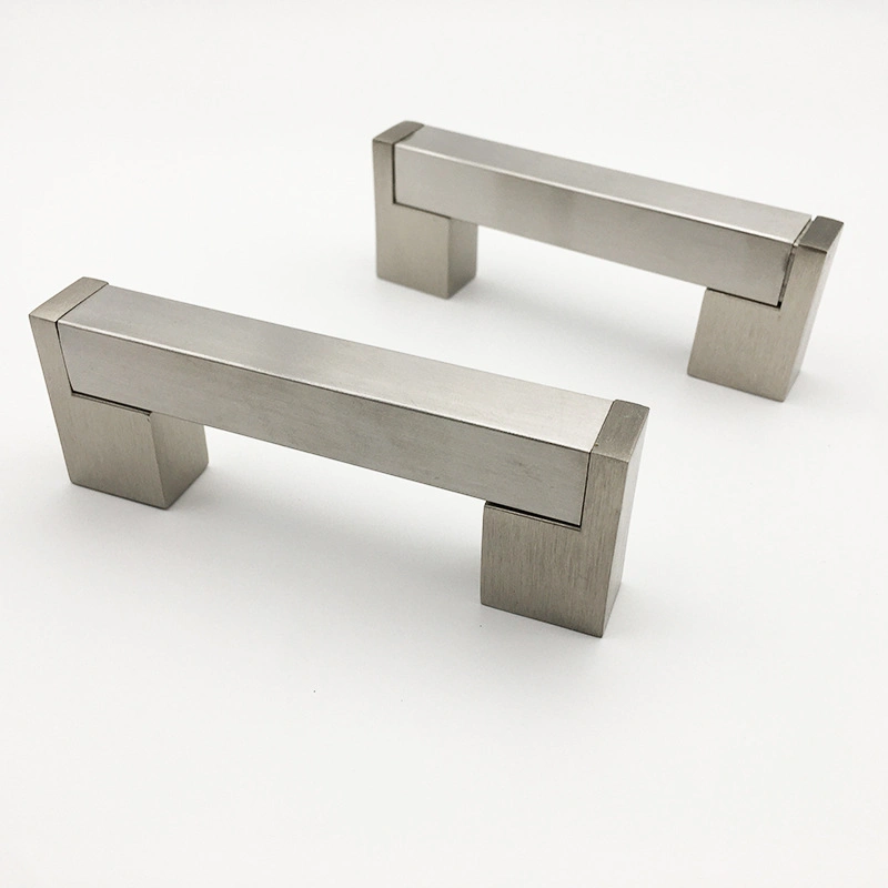 Aluminum Alloy+Stainless Steel Furniture Kitchen Drawer Product Cupboard Bedroom Pull Aluminum Cabinet Handle Door Handle Cabinet Pulls