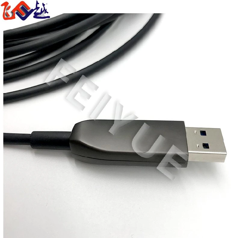 Aoc Fiber Optical Cable USB 3.0 a Male to a Female Extension Cable 10m 50m 100m