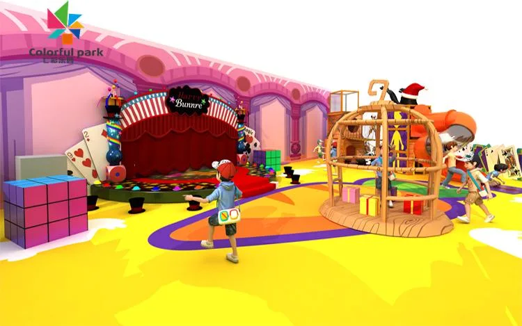 Colorful Park Entertainment Kiddie Soft Play Indoor Playground Equipment Soft Indoor Playground