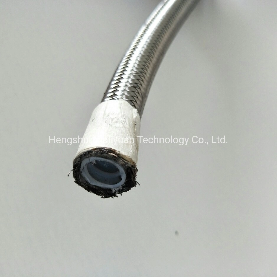 Ligação de gás tubo flexível metálico mangueira entrançada aço inoxidável