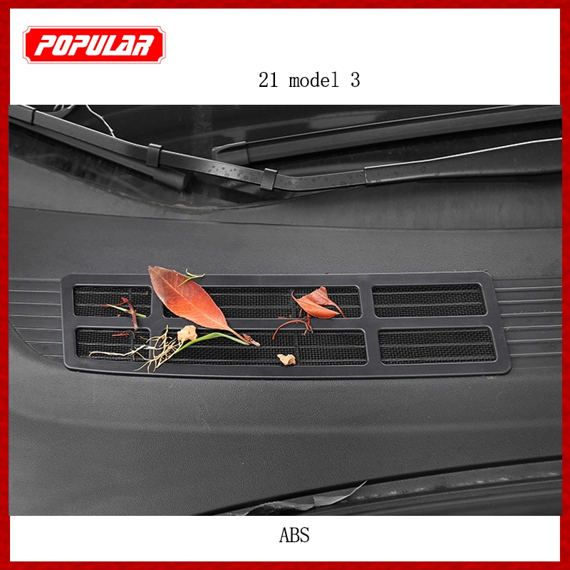 Car Air Conditioner Air Inlet Antifouling Net Protective Cover for Model 3